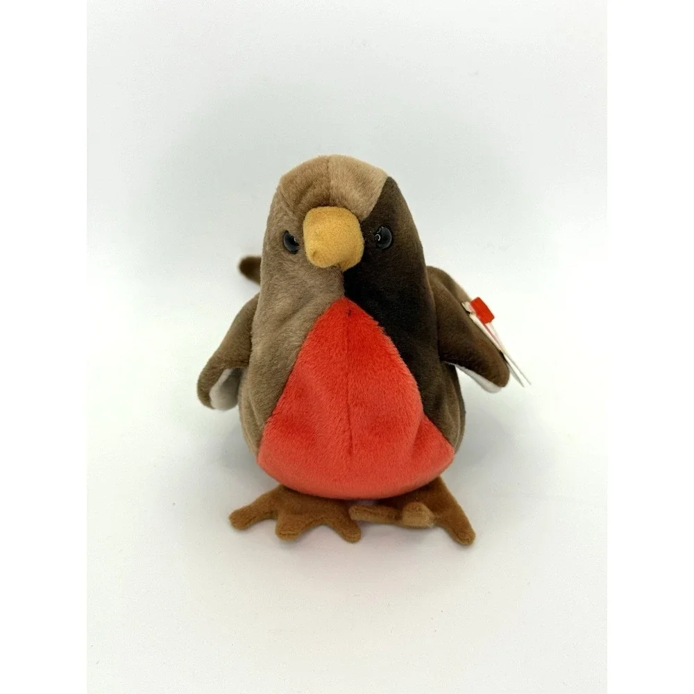 Ty Beanie Baby Early‎ the Robin Bird 1997 Red Breast Plush Toy w/ Tags Vintage